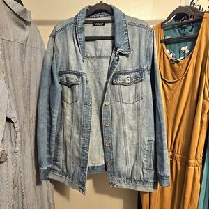 Denim Blue Women's Jacket FASHION NOVA 1X